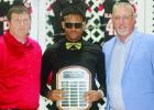 Bryant, Kuehn earn Shield of Honor at football banquet